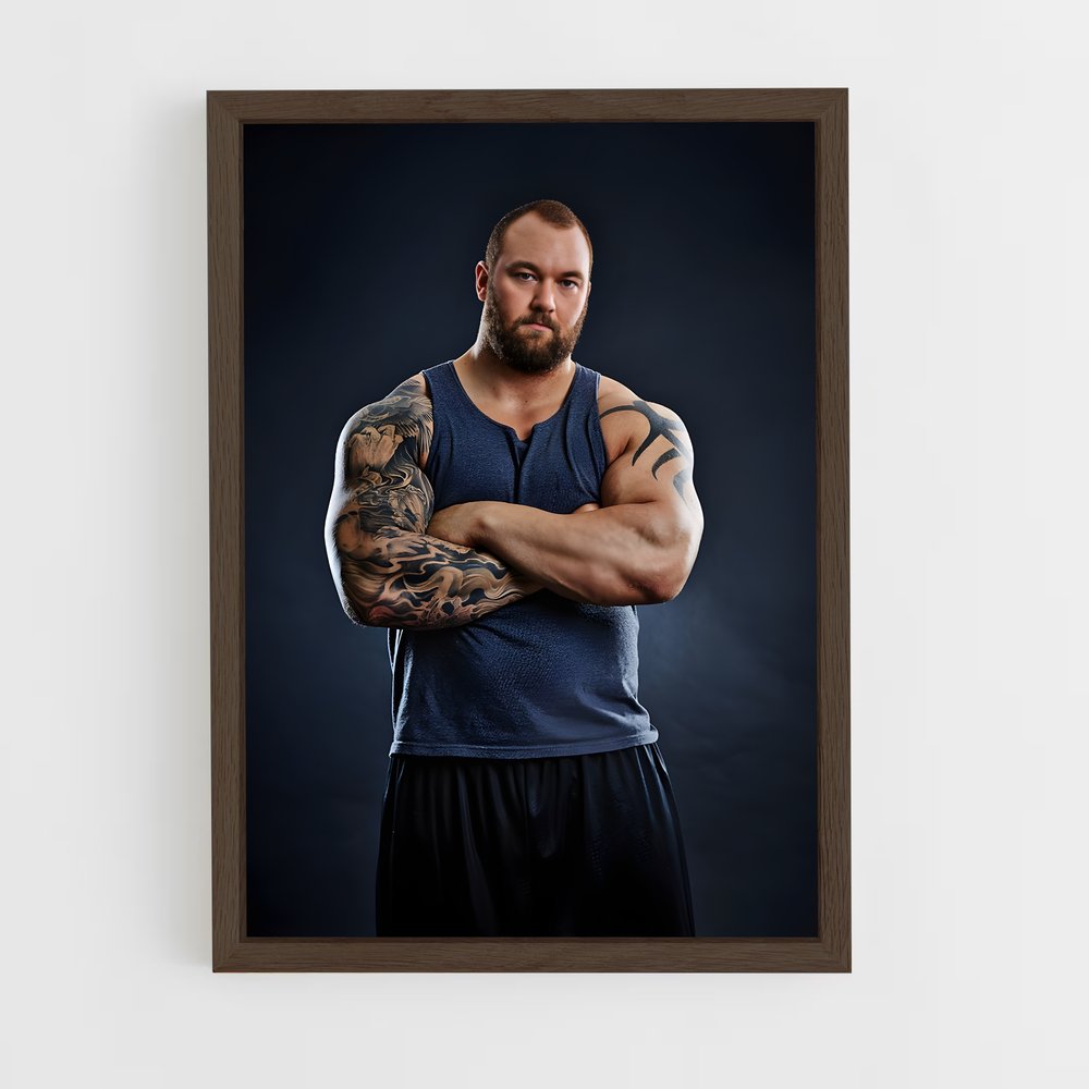 Poster Force de Titan – affiche Powerlifting (vue 5)